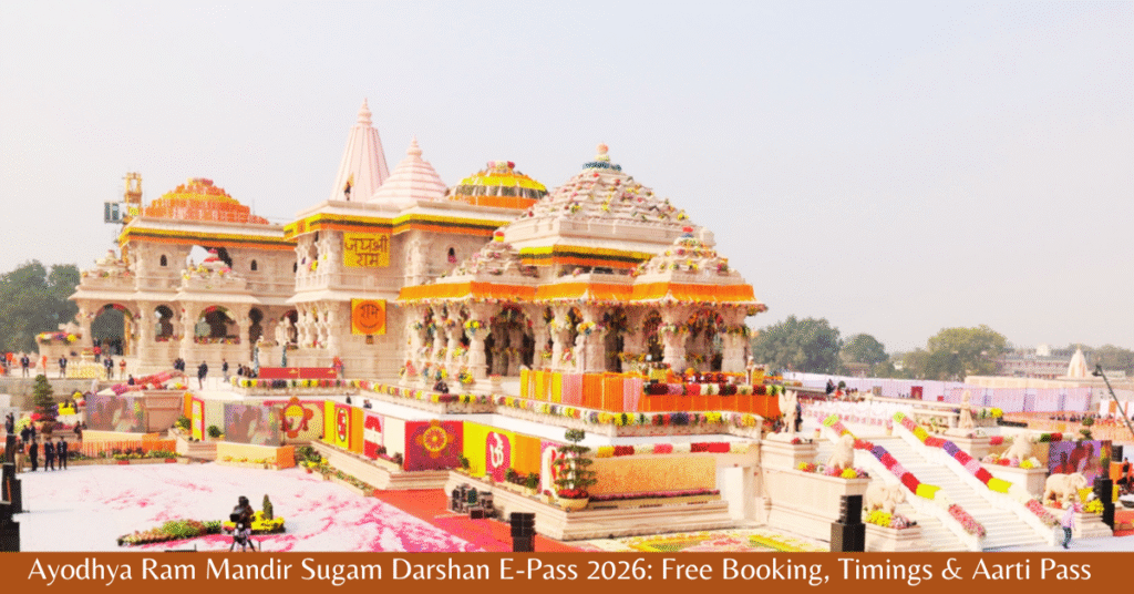 Ayodhya Ram Mandir Sugam Darshan E-Pass 2026: Free Booking, Timings & Aarti Pass Guide